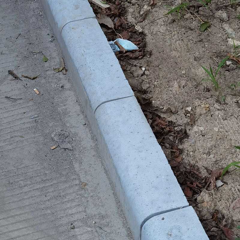 水泥路沿石用于道路边缘停车场绿化带耐磨损抗压性强本地直发