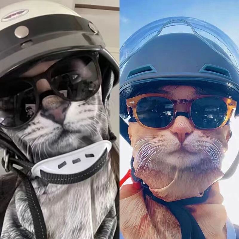 Cycling Sun Mask Face Cover Summer Travel Mask Animal Face Face Towel Kitten Face Hanging Ears Windproof Sun Mask Cycling Sun Mask Face Cover Summer Travel Mask Animal Face Face Towel Kitten Face Hanging Ears Windproof Sun Mask