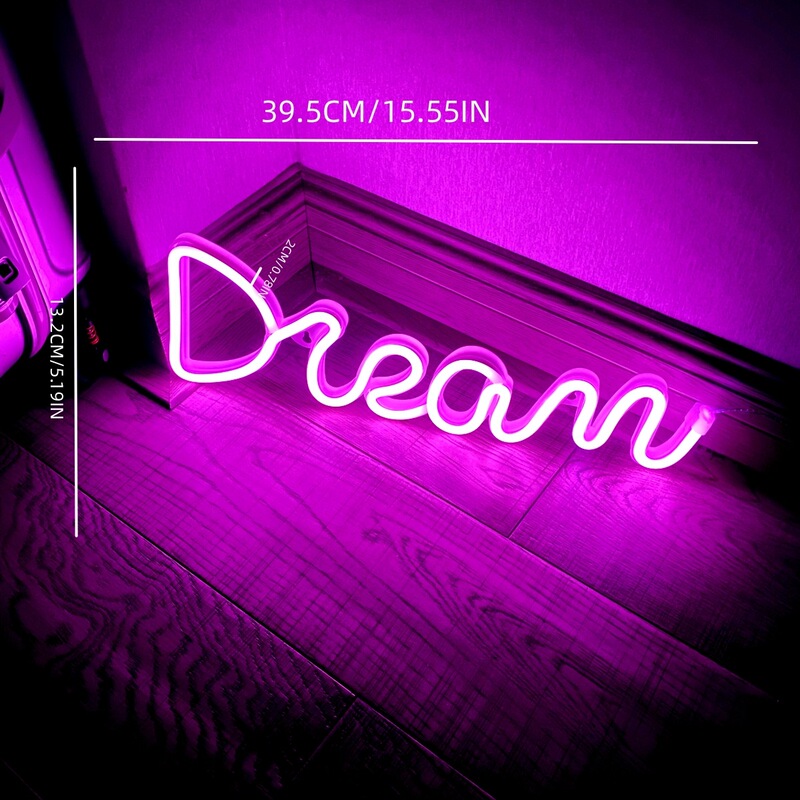 Factory Direct Sales Dream Led Neon Light Home Bedroom Birthday Party Wall Decoration Light Holiday Night Light Factory Direct Sales Dream Led Neon Light Home Bedroom Birthday Party Wall Decoration Light Holiday Night Light