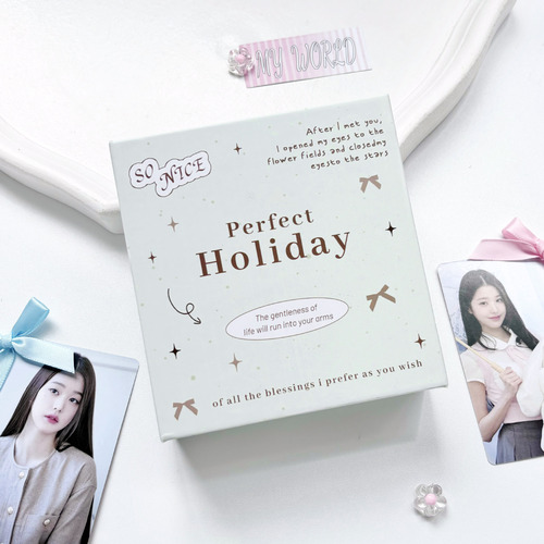 Original Korean-style minimalist ballet bow magnetic suction one-grid card album instant camera loose-leaf card album storage