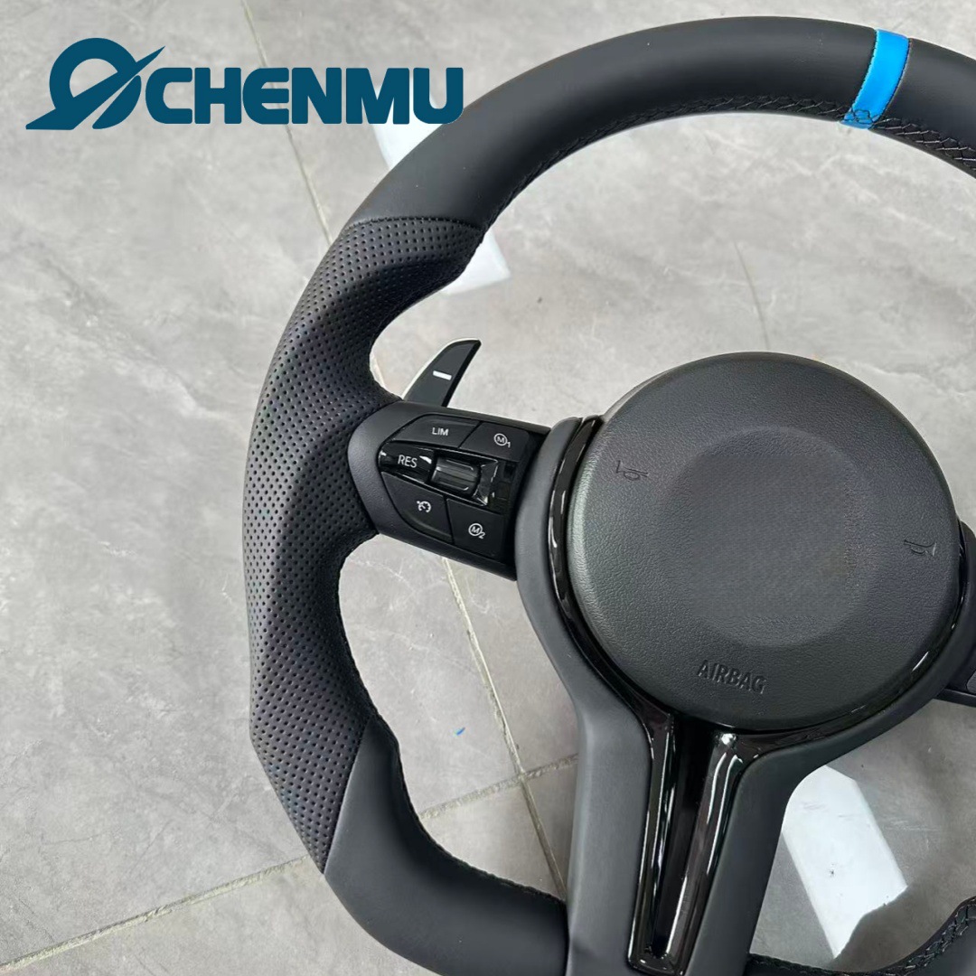 Suitable for Bmw 1234567 Series X12345F10F30F35F15F18 Modified Blue Return Standard Steering Wheel