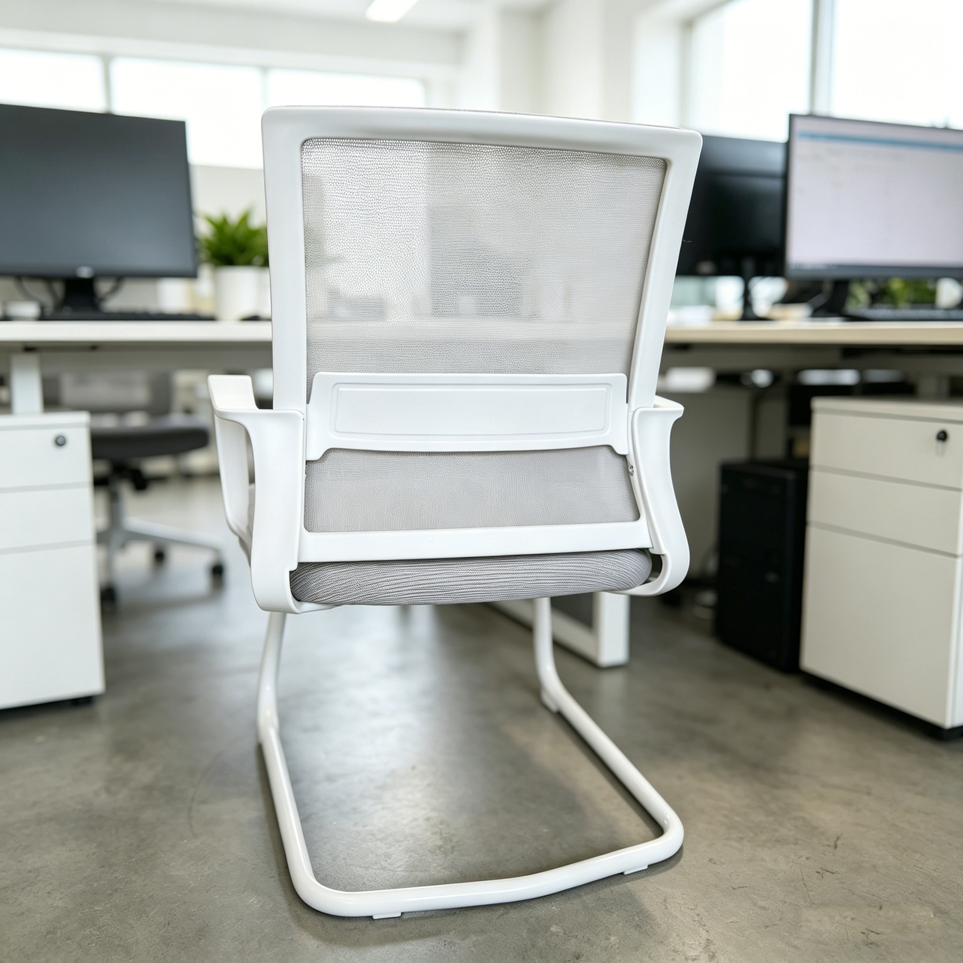 Silla de oficina cómoda y sentada silla de computadora de oficina en el hogar silla giratoria de elevación de respaldo de asiento image 13
