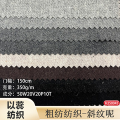 現物秋冬50ウール350g斜紋ですね。