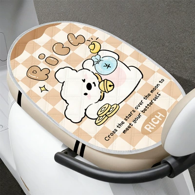 Double-Layer Battery Motorcycle Seat Cover | Electric car cushion