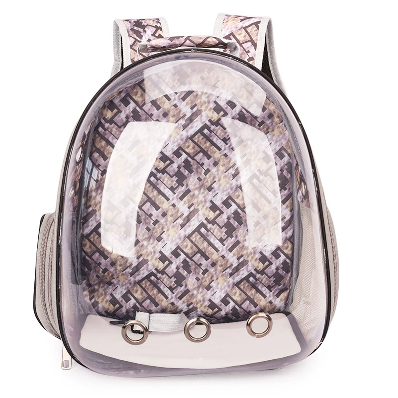 Handheld space backpack, transparent dome design, portable 0.98 kg