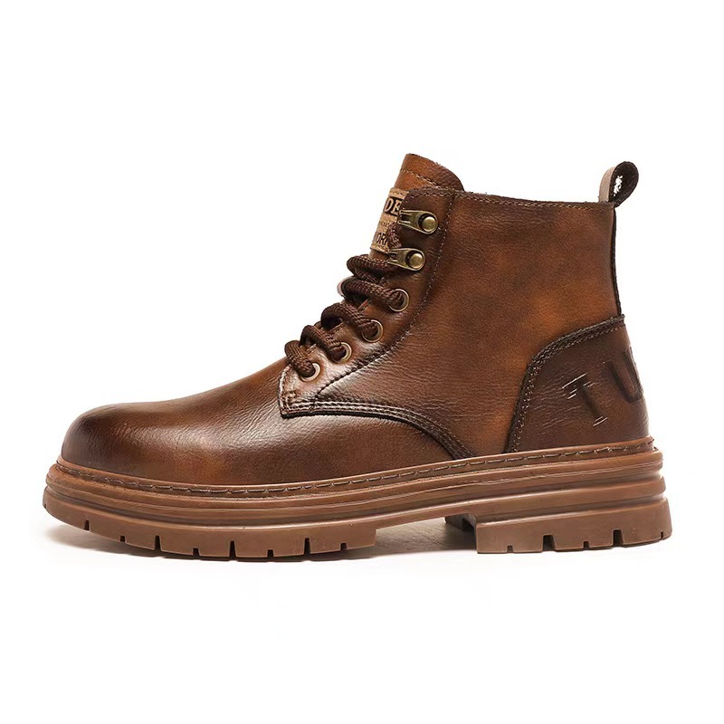 Herren Martin 2024 Neuer Trend Herbst Winter High-Top Lederschuhe Amerikanische Arbeitsstiefel Motorradstiefel_voghion.com
