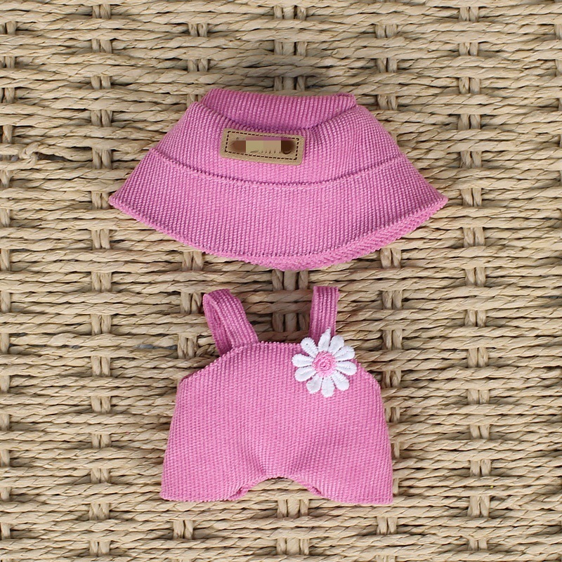 Aplicable a 17cm123 generación de ropa de tela de peluche muñeca ropa casual sombrero conjunto de sombrero al por mayor