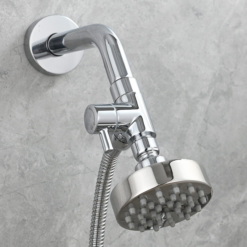 Cobre baño ducha brazo agua separador uno en dos-out boquilla Válvula de desvío baño ducha tubo de conmutación válvula tee