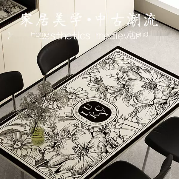 2025新款轻奢高级感餐边柜桌垫电视柜台面保护垫鞋柜防滑桌布垫子