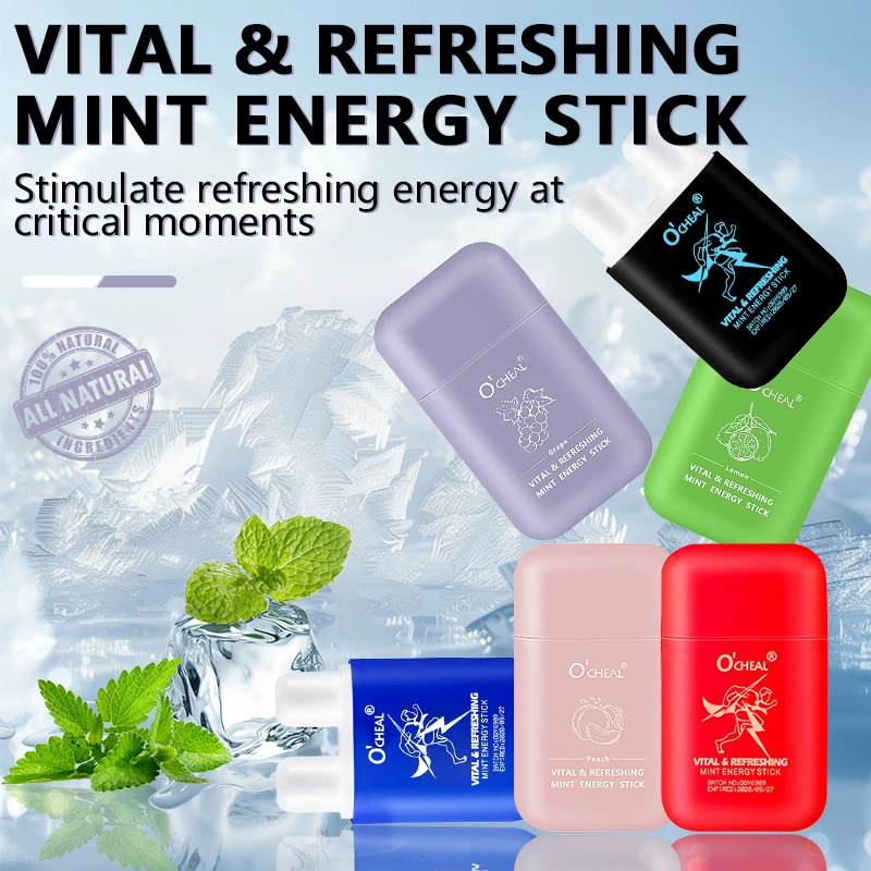 OCHEAL кросс-граничный экспорт освежающий носовой стик для дальнего вождения, носовой стик против сонливости, освежающий и охлаждающий энергетический стик