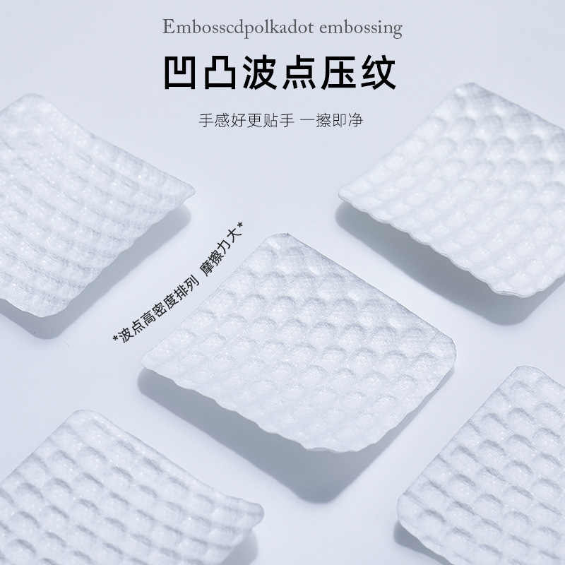 Toalla de lavado de uñas de algodón especial para manicuría, herramienta de manicuría para eliminar el esmalte de uñas, frotar la esponja sin pérdida de pelo, dura y desechable