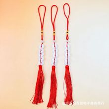 生肖透明金镶玉挂件个平安扣车挂件车饰百货饰品批发中国吊穗流苏