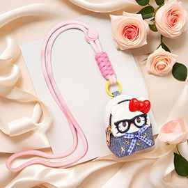 软萌挂脖收纳包 耳机零钱钥匙三合一 少女心便携包 学生党必备款