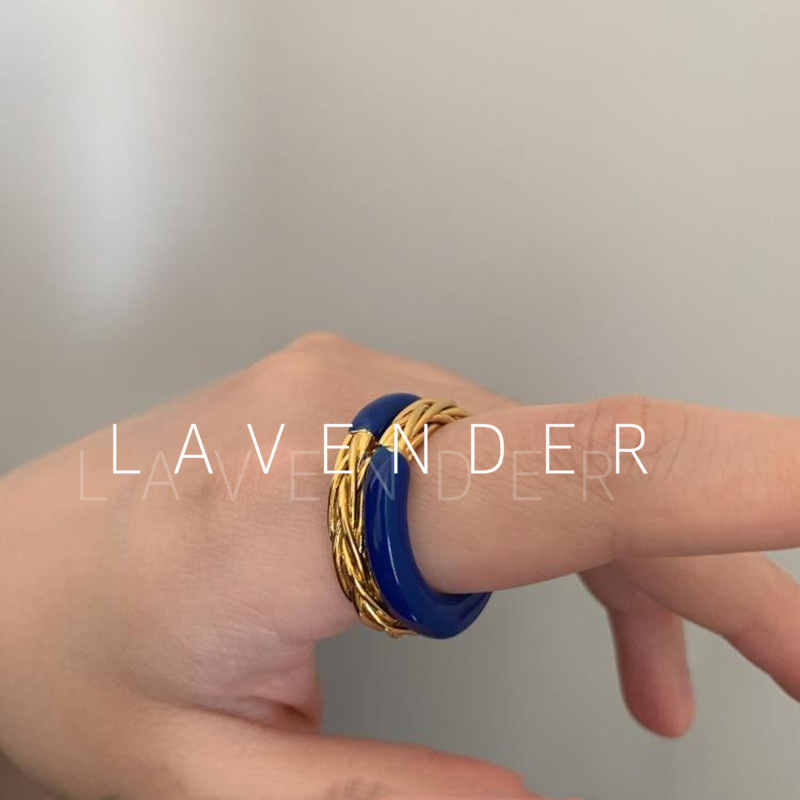 Fashionable woven small design ring for men and women
