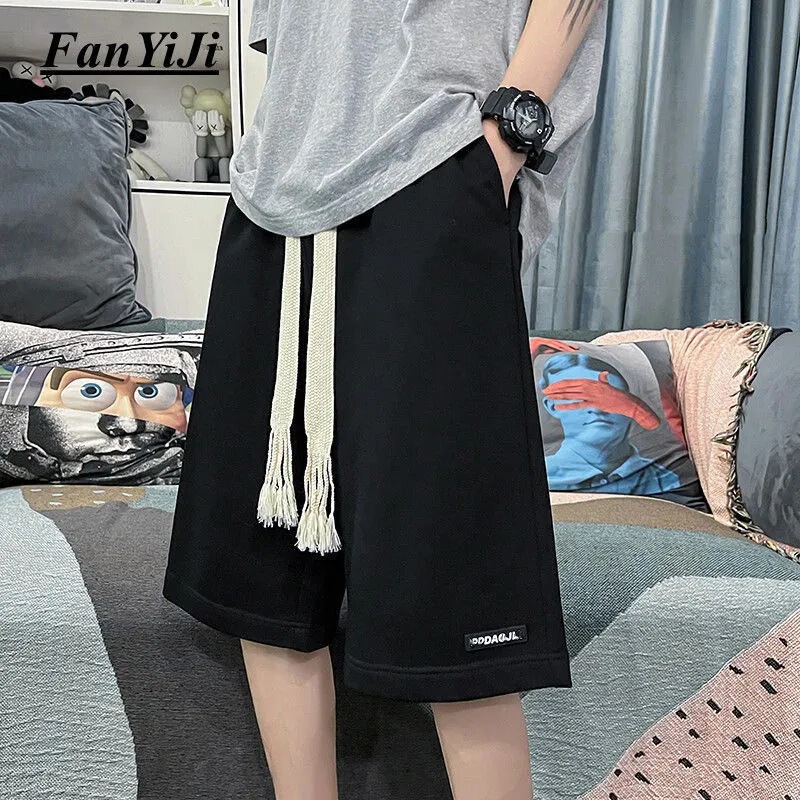 Pure Cotton Heavy American Sports Shorts Men's Summer Loose Large Size Pants High Street Trendy ins Basketball Pants Trendy Pure Cotton Heavy American Sports Shorts Men's Summer Loose Large Size Pants High Street Trendy ins Basketball Pants Trendy