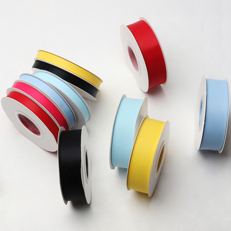 Brillante cinta de poliéster de doble cara cinta de embalaje de flores de alta densidad engrosada diy florista artesanal