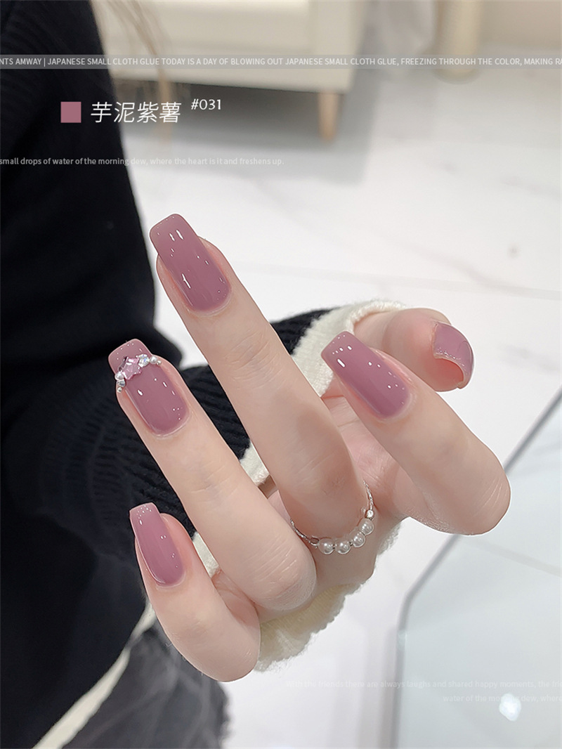 KaSi fototerapia Esmalte de uñas pegamento 2023 nueva primavera y el verano popular blanco lechoso nude rojo cereza salón especial