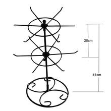 50% New Arrival !!! 2-Tier Rotary Jewelry Stand Rack跨境专供