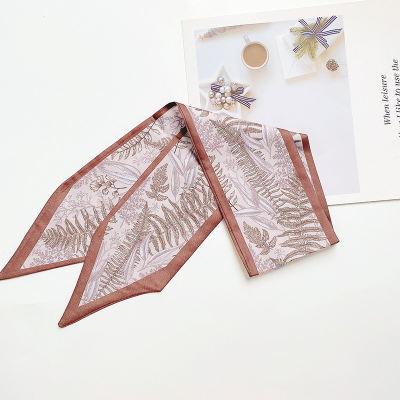 Estilo francés Internet celebridad bufanda banda para el cabello Niñas vintage pajarita banda para el cabello largo Corea del Sur ins cuerda para el cabello accesorios para el cabello