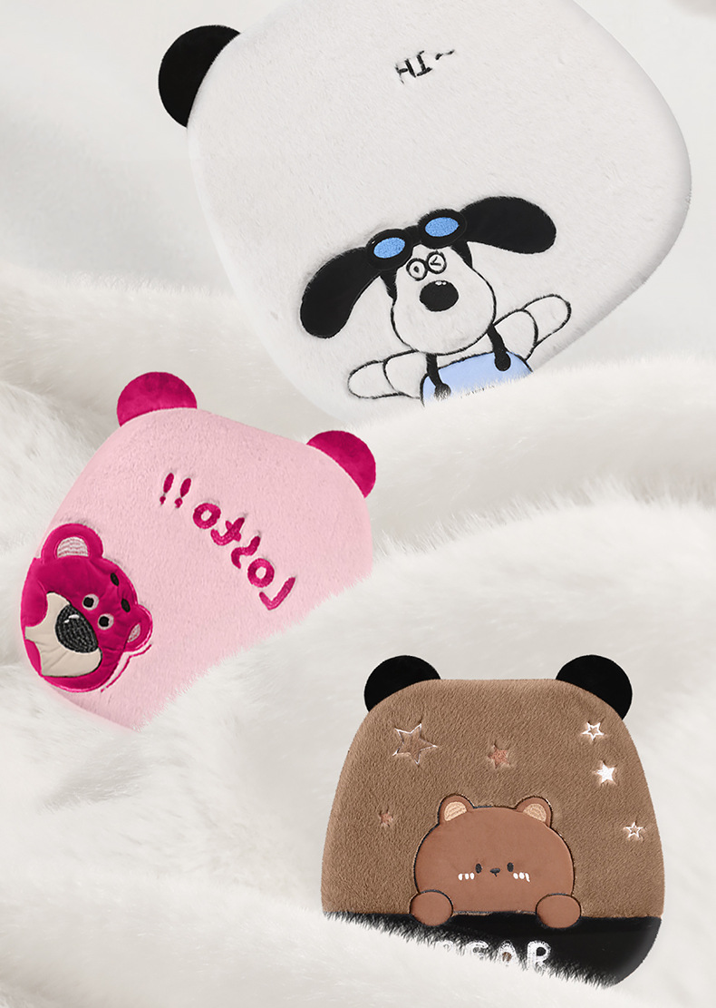 Car Supplies Winter Plush Car Seat Cushion Car Interior Accessories High-End Decoration Cute Cartoon Car Seat Cover