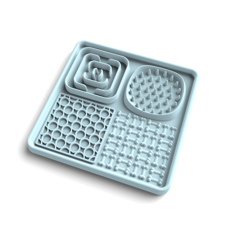 Amazon Venta caliente lechón de silicona perro mascota lamiendo pad Slow Food entrenamiento lamiendo pad Baño de perro belleza estabilizador artefacto