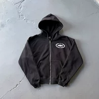 Corteiz Vibe Alcatraz спортивный костюм с принтом, мужская модная американская толстовка с капюшоном на молнии, куртка, брюки