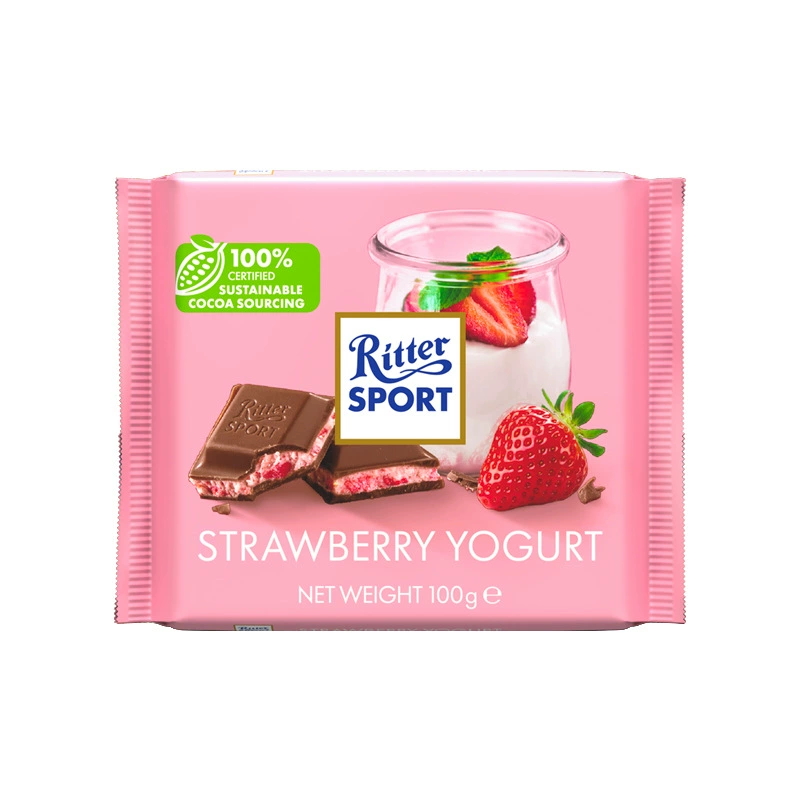 Germany Rittersport Ritter Portrert Harm, Hazelnut Milk Dark Chocolate Net Red Leisure Snacks