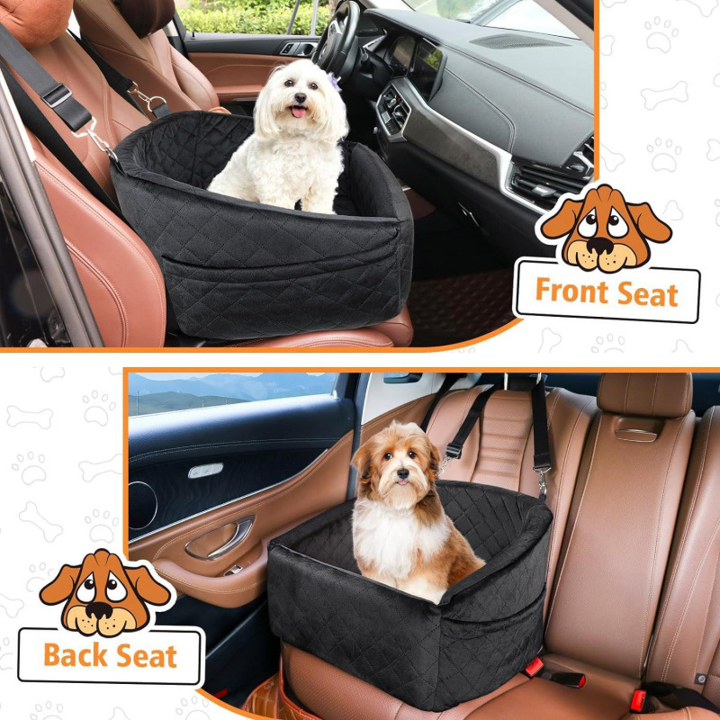 Amazon explosivo cojín de automóvil para mascotas cojín de asiento para perros pequeños y medianos asiento delantero y trasero