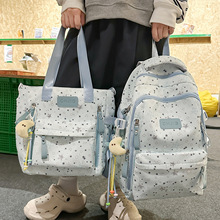 新款大容量可爱少女背包多功能卡通轻便舒适男女同款时尚双肩包