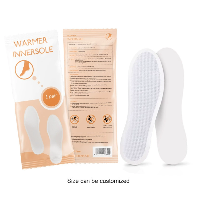 Утепленная стелька для зимы, термоаппликатор для ног, самонагревающаяся термоаппликатор, защита от холода, кросс-граничная стелька