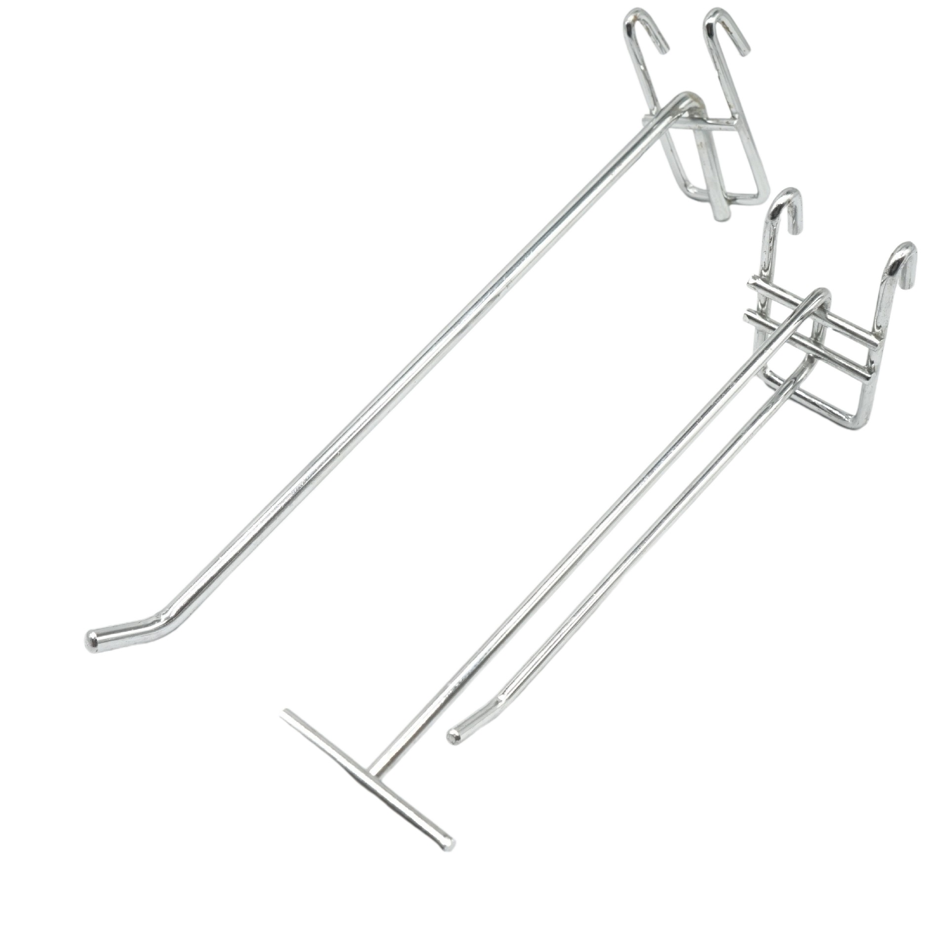 厂家直销超市展示货架镀铬背网挂钩出口品质量大从优