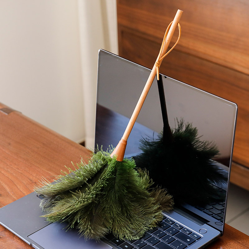 欣陽の羽の鶏の毛のはたきはほこりを払います。|undefined