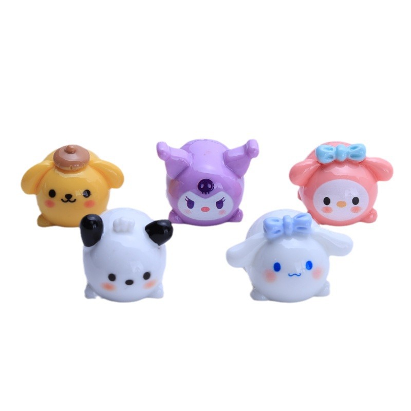 Mentir pequeño animal superficie brillante Nueva joyería de DIY refrigerador etiqueta engomada de la taza de agua accesorios de resina de material de joyería