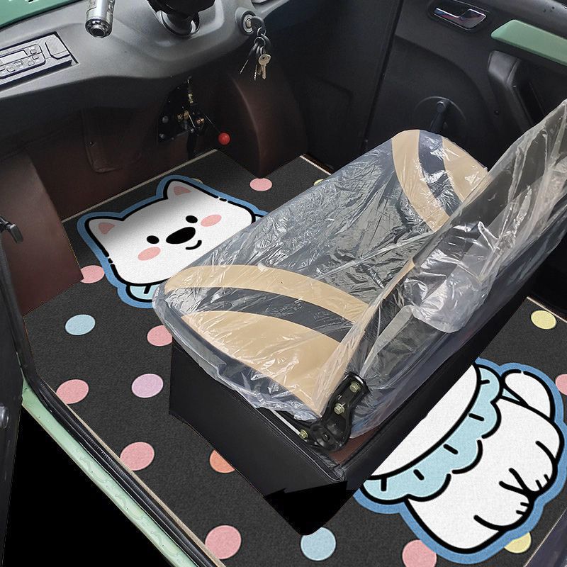 Suitable for Electric Tricycles and Four-Wheel Vehicles, Universal Wear-Resistant and Dirt-Resistant Thickened Mats That Absorb Water and Are Easy to Dry