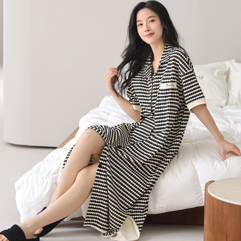 Pijama de verano para mujeres 2025 nuevo algodón de manga corta sexy para mujeres de verano traviesas pijamas de embarazo para mujeres de verano