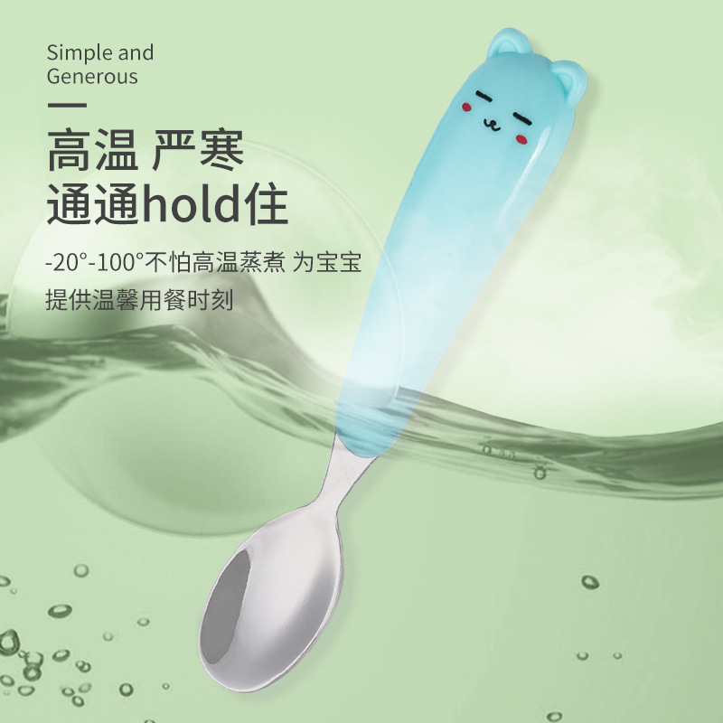 母子給餌児童スプーンフォークセット食器携帯かわいいセット赤ちゃん給餌スプーンフォーク食器|undefined