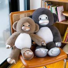 创意大明猩毛绒玩具金刚大猩猩公仔长臂小猴子个性玩偶陪睡布娃娃