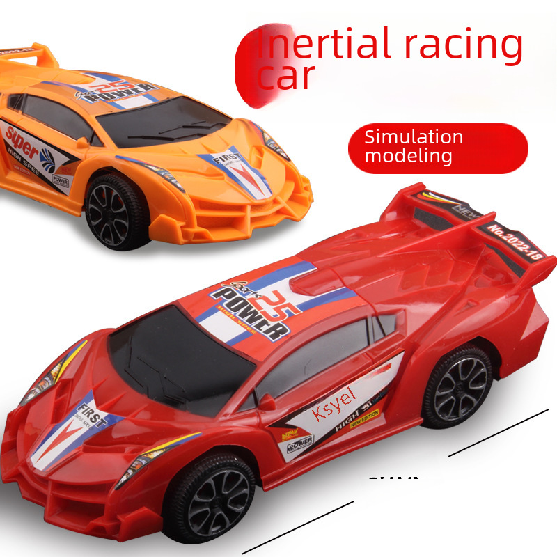 Children's intellectual development toy car large sports car race car inertia car simulation model small car for boys street stall goods