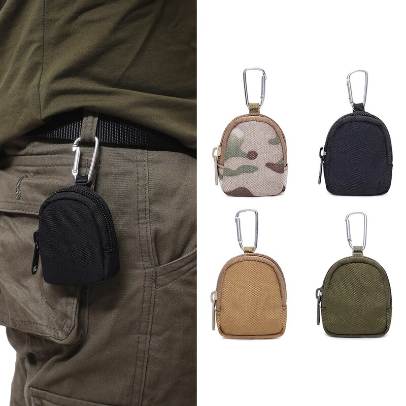 New key bag coin purse tactical MOLLE accessory key protection bag outdoor sports EDC small tool kit