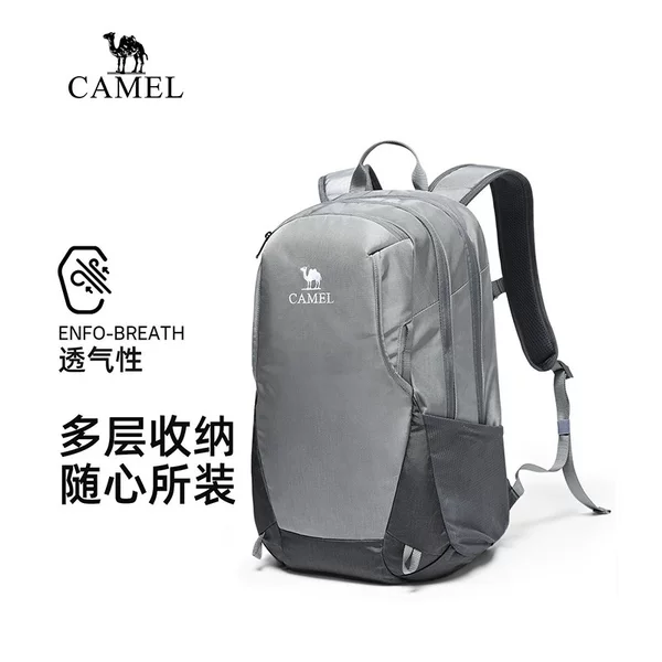 Camel Business Backpack for Men, Lightweight Laptop Large Capacity Hiking Backpack, Portable for Business Trips, Travel, and Commuting