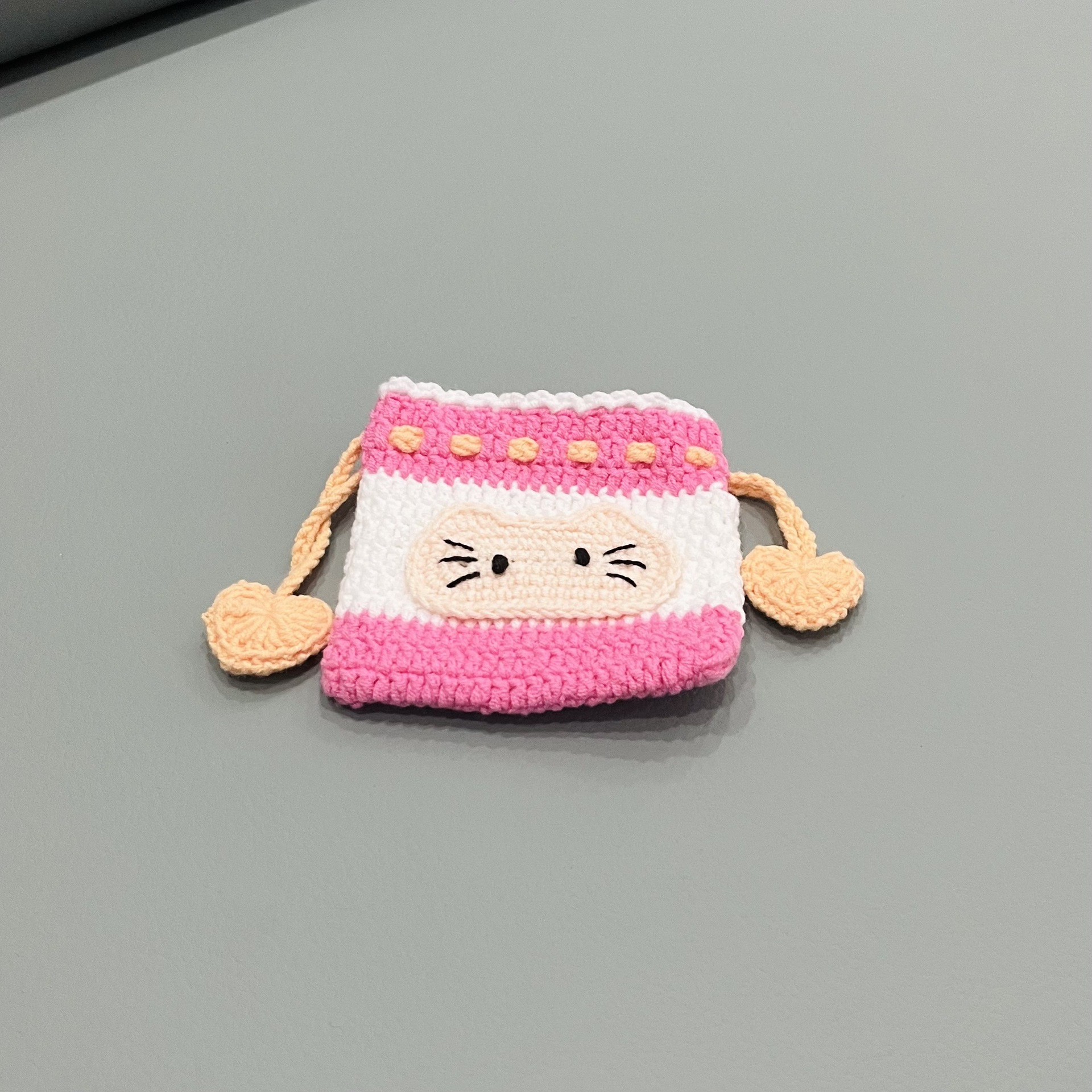 Cabeza de gato en polvo blanco 9,5x9cm