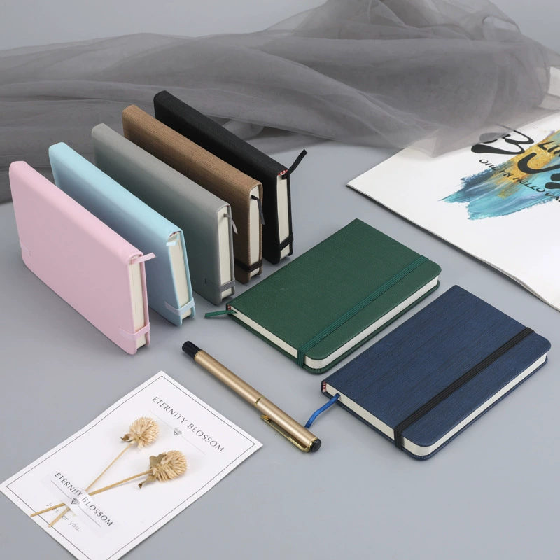 A6a7 цветной кожаный блокнот с жесткой кожей