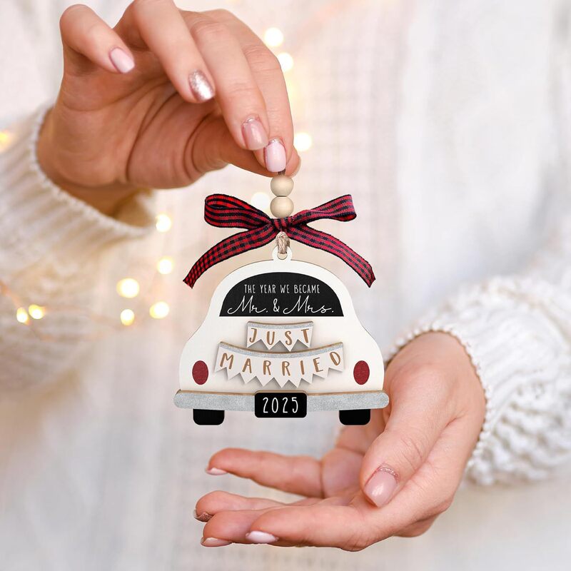 クロスボーダー新しい婚約ギフトカップル花嫁クリエイティブペンダント木製工芸品クリエイティブホームデコレーションギフト|undefined