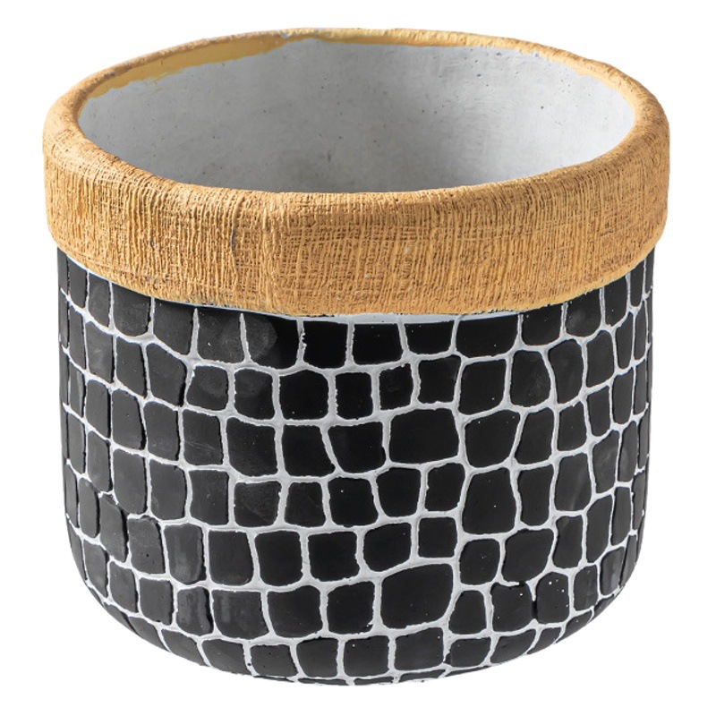 Estilo retro redondo verde rábano suculento flor placa creativa verde planta placa interior escritorio balcón bonsai purificación aire ligeramente defecto