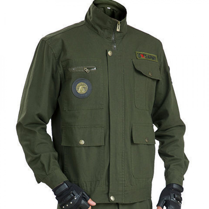 棉电焊工防烫工作服套装男秋季劳动劳保服耐磨工地装套装/裤子|undefined