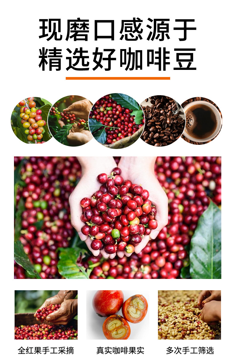 American Black Instant Coffee Powder 1kg Bulk Sugar-Free Yunnan Arabica Commercial Supply key features