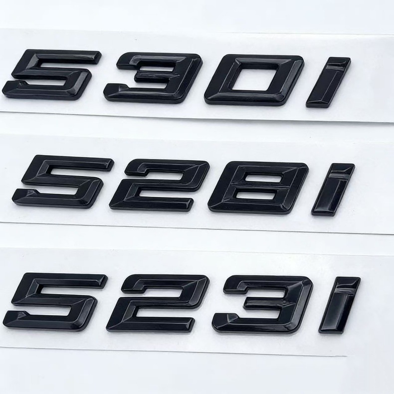 Suitable for 18-23 Bmw New Model Car Logo Stickers 520I 525I 528I 530I 535I 550I Displacement Tail Stickers