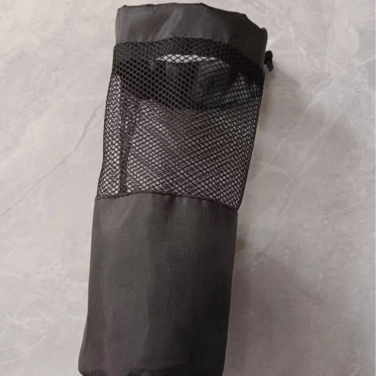 亚马逊沙滩巾收纳网袋运动巾定制无LOGO涤纶网布210D牛津布储物