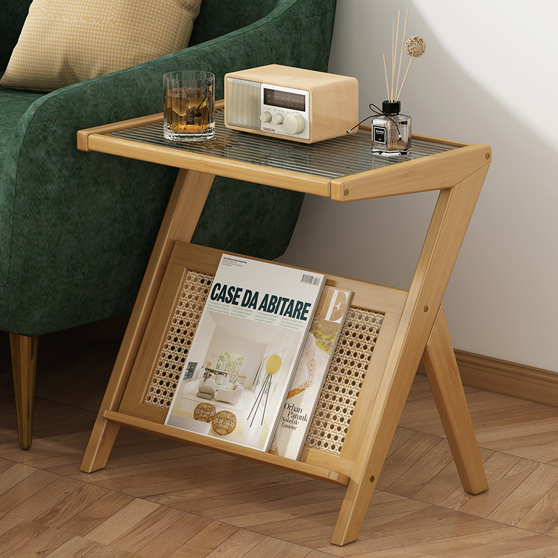 Mesa de té Luz de lujo pequeño apartamento mesa pequeña sala de té Mesa de té móvil sala de estar hogar simple moderno sofá mesa auxiliar