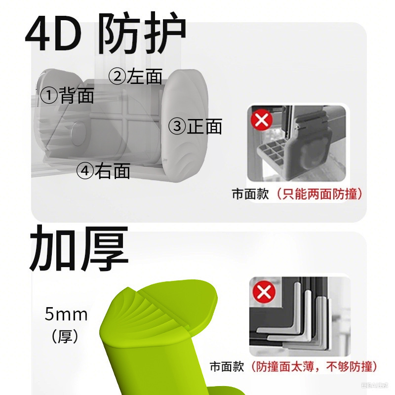 新款断桥铝窗户防撞角护角门窗内开窗全包铝合金窗角硅胶防撞神器|undefined